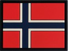 PVC patch Norsk Flagg 54 x 79 mm thumbnail
