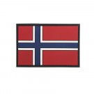 PVC patch Norsk Flagg 54 x 79 mm thumbnail