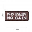 Patch 3D PVC No pain No Gain  thumbnail