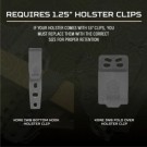 Kore - Black Tactical Quarter Belt Gun Belt Q2  thumbnail