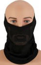Tube Scarf - Mesh Hals - Sort thumbnail