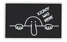 Kilroy was here black - Patch thumbnail