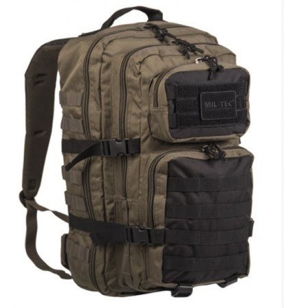 Us Assault Pack Large - Ryggsekk - Ranger Green - Sort