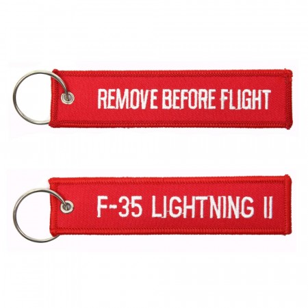 Nøkkelring Remove before flight F35 