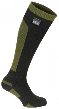 Sealskinz vanntette militærsokker – knelange – OD grønn/svart – ubrukte 