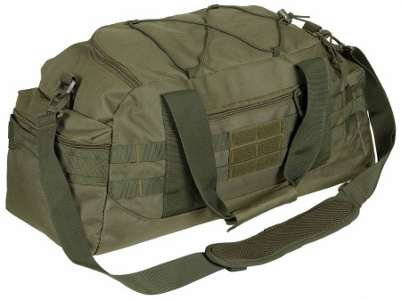 MFH 30 Liter Operation Aviator Bag – Practical Duffel Bag med Skulderstropp – OD Grønn