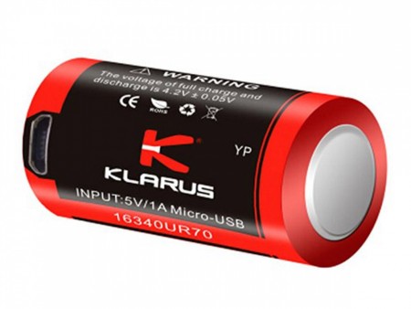Klarus 16GT-70UR - Oppladbart batteri