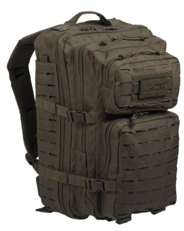 Us Assault Pack Large -OD Grønn Ryggsekk -Laser cut  