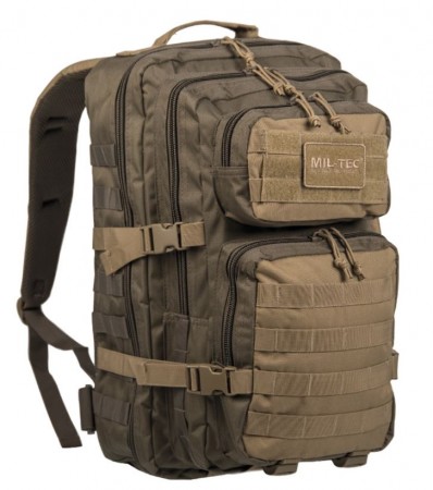 Us Assault Pack Large - Ryggsekk - Ranger Green - Coyote