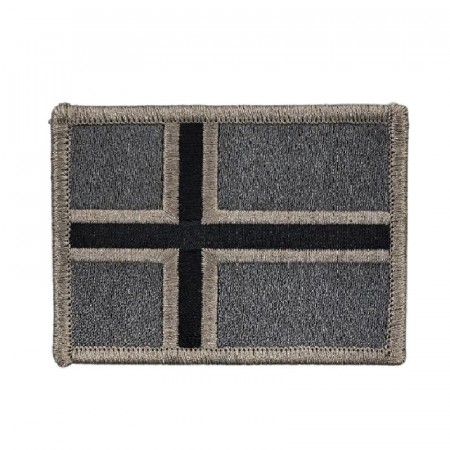 Norsk Flagg  75 x 55 mm Subdued Blk/Grey 